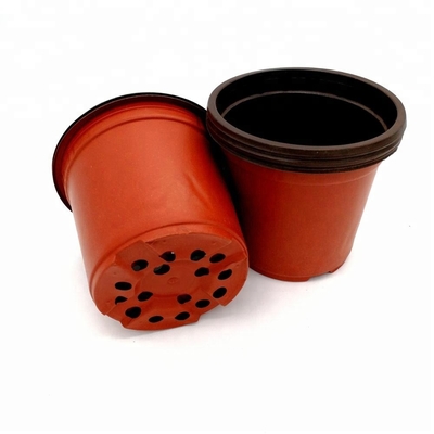 I pp i vasi da fiori di plastica di larghezza della canapa del Bengala 15cm 12 fori di drenaggio