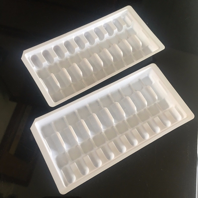 Vassoio per ampule di plastica trasparente Bottiglia per flaconcino medicinale monouso da 10 ml Confezione a bolle per compresse
