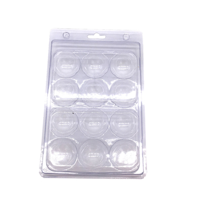 Contenitore di plastica di bolla della copertura superiore del PVC del vassoio della bolla della palla da golf delle cellule di PETG 6