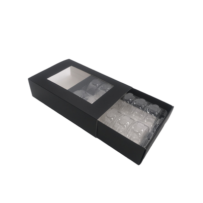Manica di Matt Lamination Disposable Macaron Box che imballa con l'inserzione di plastica