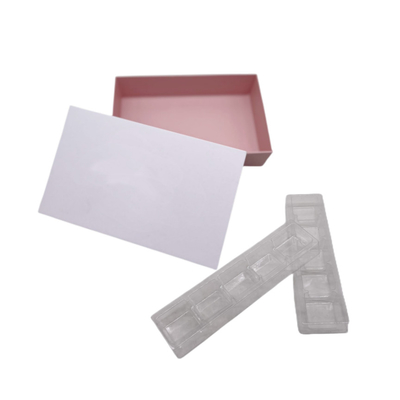 Contenitore di imballaggio elegante del regalo del cioccolato della scatola di carta 10Pcs con chiaro interno di plastica