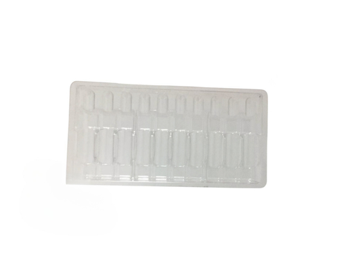 Polvere per iniezione Liquido orale Trasparente Blister di plastica vassoio Ampolata Bottiglia Agua Aglio 1ml 10pcs
