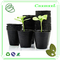 Densamente 3 vasi della pianta dell'HDPE del trapianto di altezza di Gal Plastic Nursery Pot 23cm