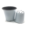 Trapianto facile cilindrico di 0.5L Mini White Plastic Flower Pots