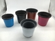 Trapianto facile cilindrico di 0.5L Mini White Plastic Flower Pots