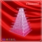 Le 9 scatole d'imballaggio nere multifunzionali della torre di plastica del macaron delle file quadrano la torre del macaron fatta in Cina