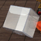 La chiara scatola di plastica del quadrato di 1mm che imballa PETG ha infilato la singola scatola di Macaron