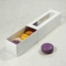 Pantone colora la scatola biodegradabile di Macaron che imballa con la chiara finestra del PVC