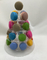 Torre di plastica eliminabile di Macaron di 10 file per il dolce