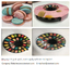 Contenitore di regalo di Macaron di forma rotonda di 33 cellule riciclabile per alimento
