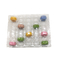 5x7 35pcs Macaron che imballa il chiaro ANIMALE DOMESTICO Tray For Macaron Packing di plastica del PVC