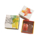 2pcs Nice Printing Macaron Packaging Box Carta Kraft con vassoio interno in plastica