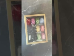 Alzata per macaron francese a 6 livelli, supporto per cupcake rotondo in plastica trasparente