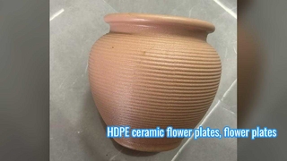 Piatti da fiori in ceramica HDPE, piatti da fiori vintage, piatti da fiori in plastica in vendita