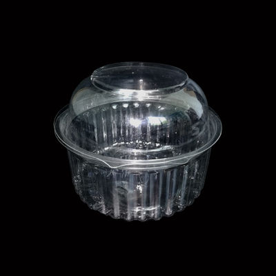 Tavolo di plastica in PET biodegradabile da 18 cm per imballaggi per insalate e verdure