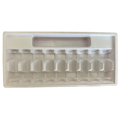 PET10ml imballaggio scatola di plastica vassoio ampolla personalizzato prodotti chiave di sicurezza vassoio ampolla personalizzato
