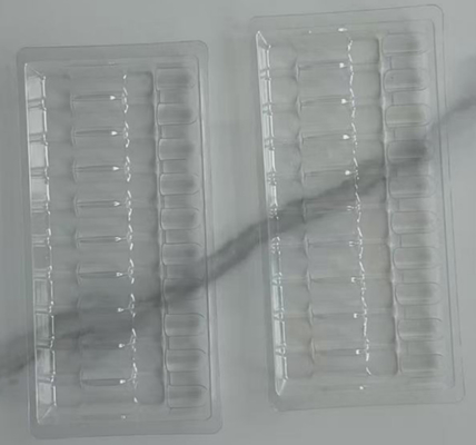 Acqua leggera aghi bottiglia di vetro blister imballaggio bottiglia Xieling plastica all' interno del vassoio per iniezioni di polvere liofilizzata ampolla liquida orale