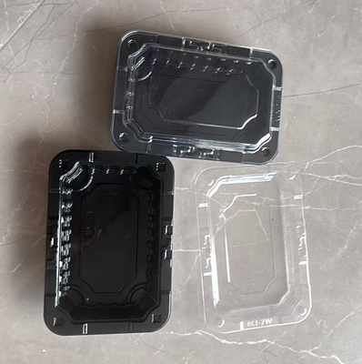 Disegno personalizzato PET riciclabile sigillatore termico scatola di imballaggio di frutta imballaggio di plastica