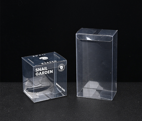 Scatola di imballaggio trasparente in PVC, scatola di plastica trasparente ecocompatibile di colore PET/PP, scatola a prova di graffi ripiegabile e resistente all'usura