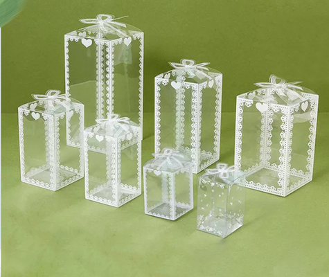 Scatola di imballaggio/scatola di imballaggio trasparente in PET, confezione regalo in plastica PP, scatola di biscotti, scatola di sapone, personalizzazione