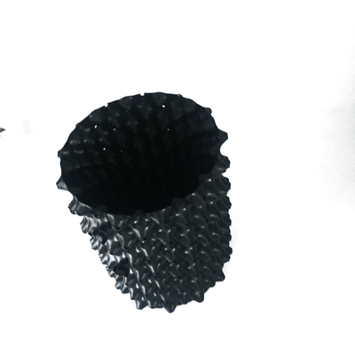 i vasi di plastica dell'aria del PVC del diametro 0.7mm di 20cm non hanno ricoperto i vasi neri dell'aria dei polimeri degradabili