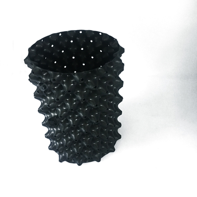 i vasi di plastica dell'aria del PVC del diametro 0.7mm di 20cm non hanno ricoperto i vasi neri dell'aria dei polimeri degradabili