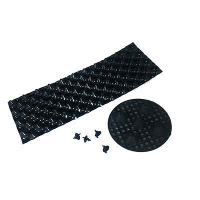 i vasi di plastica dell'aria del PVC del diametro 0.7mm di 20cm non hanno ricoperto i vasi neri dell'aria dei polimeri degradabili