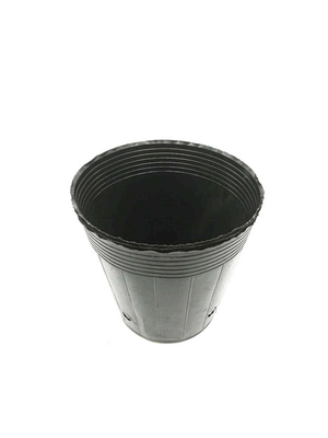 Pottino per piante di PVC nero PS di plastica morbida