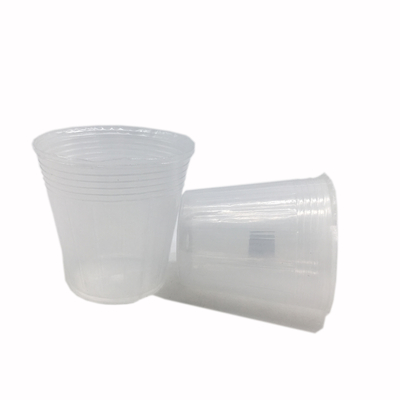 Vaso da bambino di plastica morbida e sottile trasparente e nero