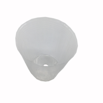 Vaso da bambino di plastica morbida e sottile trasparente e nero