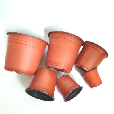 Vaso da vivaio in plastica a doppio colore per piante di fiori / verdi