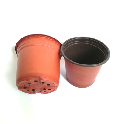 Vaso da vivaio in plastica a doppio colore per piante di fiori / verdi