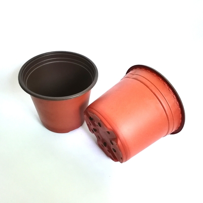 Vaso da vivaio in plastica a doppio colore per piante di fiori / verdi