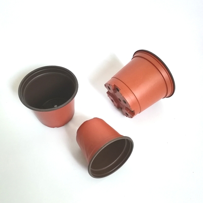 Vaso da vivaio in plastica a doppio colore per piante di fiori / verdi