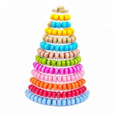Nuovo Macaron Tower Piramide 13 Tier Plastic Macaron Tower Display Stand