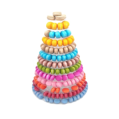 Nuovo Macaron Tower Piramide 13 Tier Plastic Macaron Tower Display Stand