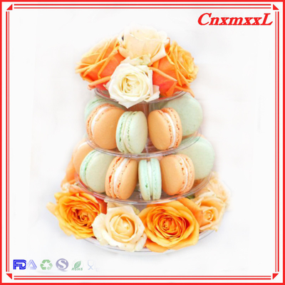 Conveniente Piccolo Macaroon di plastica Stand di Visualizzazione Torre 37pcs riciclabile
