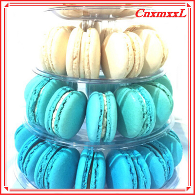 Conveniente Piccolo Macaroon di plastica Stand di Visualizzazione Torre 37pcs riciclabile