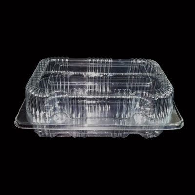 Tavolo di plastica in PET biodegradabile da 18 cm per imballaggi per insalate e verdure