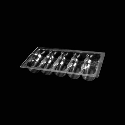 Imballaggio trasparente in PVC, PET, PP, Blister di plastica, vassoio per le fiale con inserto cartaceo