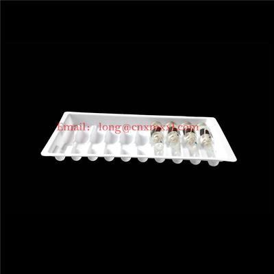 Ampolatori di plastica di alta qualità 1ml 2ml 5ml 10ml Imballaggio di plastica trasparente con vesciche Vial Blister Box