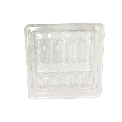 Vassoio per ampolla in plastica bianca Imballaggio 10 ml Vassoio per flaconcino in vetro Scatola per ampolla in plastica