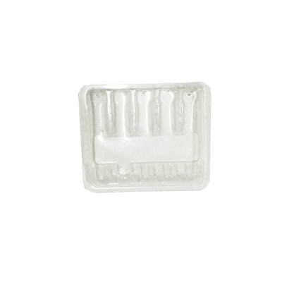Blister di coccodrillo di plastica 1 ml Ampola Inserta vassoi di imballaggio Spessore 100 mm