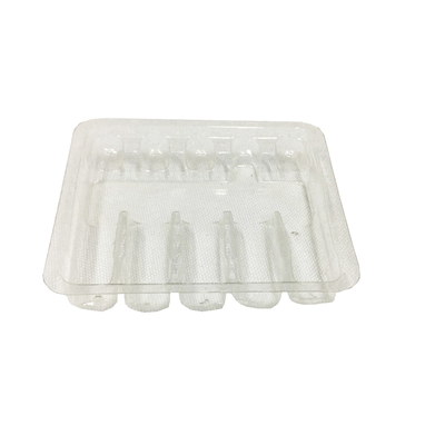 Blister di coccodrillo di plastica 1 ml Ampola Inserta vassoi di imballaggio Spessore 100 mm