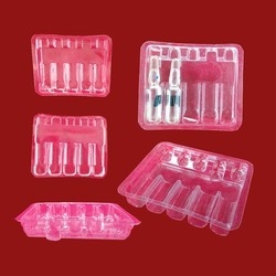 Blister di coccodrillo di plastica 1 ml Ampola Inserta vassoi di imballaggio Spessore 100 mm