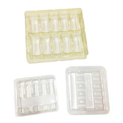 Vassoio trasparente per ampule PS 1 ml X 5 ampule Imballaggio in vesciche di plastica