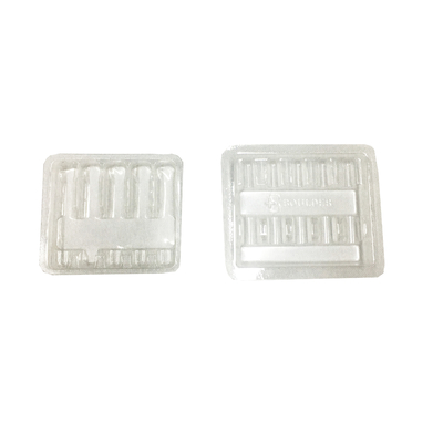 Vassoio trasparente per ampule PS 1 ml X 5 ampule Imballaggio in vesciche di plastica