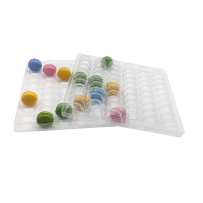 Imballaggio trasparente in plastica di macaroni Blister 6 x 10 Disposizione 60 cellule