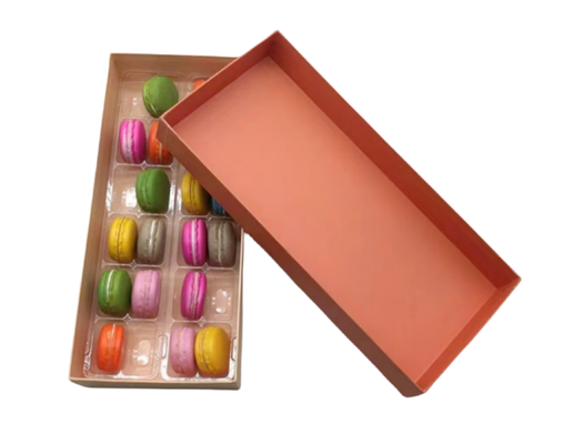 Cielo e terra copertura regalo cartone di carta Kraft Macaroon Abbigliamento Gioielli imballaggio