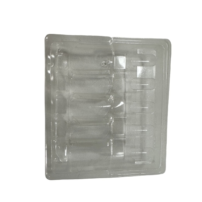 PET Prodotti fragili vassoio di imballaggio bottiglia di vetro vassoio fisso di imballaggio iniezione acqua 1ml 2ml 5ml 10ml vassoio di ampule